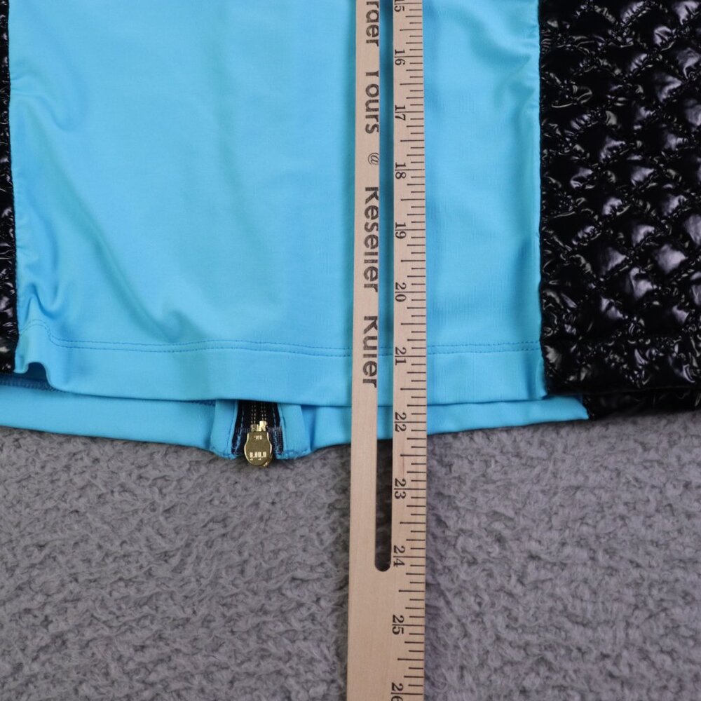 Brendratti Lido Jacket Womens 44 Blue Quilted Full Zip Athletic Designer Italy - Picture 11 of 12